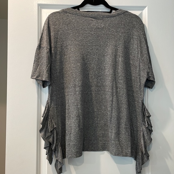 LAST CALL! Current / Elliott Ruffle Tee - Picture 3 of 5